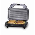 Tower T27020Deep Fill Sandwich Maker with Interchangeable Waffle Plates, Stainless Steel,Silver/Black, 3-in-1