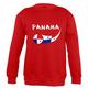 Supportershop 8 Sweatshirt Panama 8 Unisex Kinder, Rot, FR: L (Größe Hersteller: 8 Jahre)