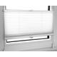 Tropik home White Pleated Blinds 18 Width Sizes, Easy Fit Install Plisse Conservatory Blinds 200cm Drop (95cm Wide)