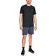 Under Armour Vanish Seamless Short Sleeve, Men's T Shirt with Tight Cut, Cool and Breathable Running Apparel for Men Men, Black (Black/Graphite (001)), M