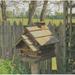 Home Bazaar Bird in Hand Conestoga Log Cabin 16.75 in x 16 in x 15.5 in Birdhouse Wood in Brown | 16.75 H x 16 W x 15.5 D in | Wayfair HBA-1002