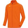 JAKO Kinder Trainingsjacke Classico mit Durchgehendem Rv, neonorange, 128, 8750