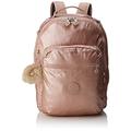 Kipling CLAS SEOUL School Backpack, 45 cm, 25 liters, Gold (Metallic Blush)