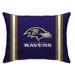 Purple Baltimore Ravens 20" x 26" Plush Bed Pillow