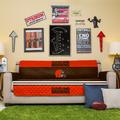 Brown Cleveland Browns Sofa Protector