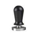 scarlet espresso perfetto tamper for barista; calibrated to 40 lbs contact pressure; with ergonomic, black anodised aluminium handle and precision made stainless steel base; heavy design 57MM Black