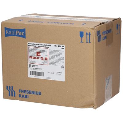 Kochsalzlösung 0,9% Plastikfl.Fresenius 10x250 ml Infusionslösung Image