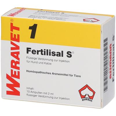 Fertilisal S1 Amp.f.Hunde/Katzen/Heim-u.Zootiere 10x2 ml Ampullen Image