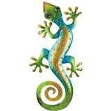 Regal Art & Gift 05521 - Gecko Wall Decor 29" - Rainbow Green Wall Decor Figurines