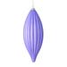 Vickerman 544204 - 8" Lavender Matte Line Finial Christmas Tree Ornament (4 pack) (M183286M)