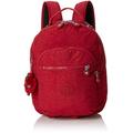 Kipling CLAS SEOUL S School Backpack, 34 cm, 10 liters, Red (Radiant C)