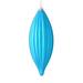 Vickerman 543641 - 8" Turquoise Matte Line Finial Christmas Tree Ornament (4 pack) (M183212M)