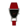 Fastrack Women’s Casual Watch - Quartz, Water Resistant, Leather Strap - Red Band and Black Dial