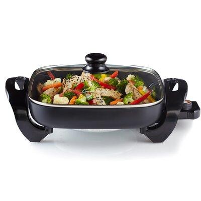 Continental Electric Max Skillet w/ Lid, Glass, Size 10.0 H x 14.0 D in | Wayfair CE23741