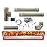 Cheminee inox kit condotti di fumo stufa a pellet dn 80 tubo in acciaio 316 no nero 600 ce Made in