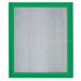 AARCO Outdoor Wall Mounted Bulletin Board Cork/Metal in Green/White | 36 H x 30 W x 4 D in | Wayfair ODCC3630RIG