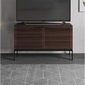 BDI Corridor TV Stand for TVs up to 60" Wood/Glass/Metal in Brown | 30.04 H in | Wayfair 7128 CWL