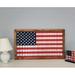 August Grove® Metal Flag Wall Décor Metal in Blue/Brown/Gray | 19.5 H x 32.5 W x 0.5 D in | Wayfair 62F94F4D6FDE4341AC69361D9862D1CF