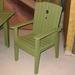 August Grove® Amance Patio Dining Chair w/ Cushion in Green | 37 H x 24 W x 23 D in | Wayfair ATGR3334 27993539