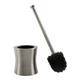 Bath Bliss Hour Glass Shaped Stainless Steel 14.75in. H Free Standing Toilet Brush & Holder Metal | 14.75 H x 4.5 W x 4.5 D in | Wayfair 4981