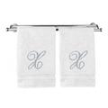 Bare Cotton Monogrammed 2 Piece Washcloth Towel Set Terry Cloth/100% Cotton in Blue | Wayfair 85-724-893-101