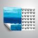 Wrought Studio™ Ocean No. 1 Removable Wall Decal Vinyl, Wood in Blue/White | 18 H x 24 W in | Wayfair FF083815153E42B59C62BEDFA9816C5F