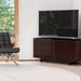 BDI Corridor Corner TV Stand for TVs up to 58" Wood/Glass/Metal in Brown | 25 H in | Wayfair 8175 CWL