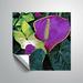 Bay Isle Home™ Anthurium Removable Wall Decal Vinyl in Green/Indigo | 24 H x 24 W in | Wayfair 39731255EBCB4EC7A7C14CB0B6DA744D