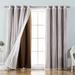 Latitude Run® Tulle Polyester Blackout Curtain Polyester in Brown | 96 H in | Wayfair 801E330927134BBAB001AF6C2CC59AD0