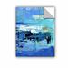 Breakwater Bay Sabin Harbor 11 Evening on the Wate Removable Wall Decal in Blue | 18 H x 14 W in | Wayfair BRWT8443 37104619