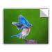 Ebern Designs W/ Open Wings Removable Wall Decal Metal in Blue/Green | 32 H x 48 W in | Wayfair DF49FC8B126E4088B05A18A198213CB9