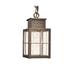 Breakwater Bay Wildes 1 -Bulb 10" H Outdoor Hanging Lantern Brass in Yellow | 10 H x 5 W x 5 D in | Wayfair 37F3FAD6FF3549F3B86DFBE9464DBF74