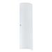 Besa Lighting Torre 1-Light Flush Mount Glass/Metal in Gray/White | 21.75 H x 7 W x 3.5 D in | Wayfair 819407-LED-SN