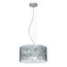 Besa Lighting Tamburo 3 - Light Unique/Statement Drum Pendant in Gray | 7.88 H x 11.75 W x 11.75 D in | Wayfair 1KV-4008MG-LED-SN