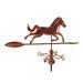 Dalvento, LLC Horse Weathervane Aluminum/Metal in Gray/Brown | 37 H x 18 W x 43 D in | Wayfair 402C