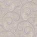 Brewster Home Fashions 33' x 20.5" Dauphine Scroll Wallpaper Vinyl in Gray | Wayfair 2686-65887