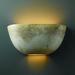 Wade Logan® Maarten 1 - Light Half Moon Ceramic in White | 7.25 H x 15 W x 4 D in | Wayfair BSTU1405 44237253
