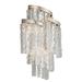 Corbett Lighting Mont Blanc 1-Light Flush Mount Glass/Metal in Gray | 18.75 H x 10.75 W x 5.75 D in | Wayfair 243-13