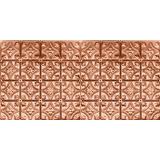 Chelsea Decorative Metal Co Victorian 2.04 ft. x 4.04 ft. Glue-Up Tin Ceiling Tile in Copper Tin in Brown | 48.5 H x 24.5 W x 0.13 D in | Wayfair