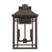 Lark Manor™ Claycomo 2-Light Outdoor Wall Lantern Metal in Brown | 16.75 H x 9.75 W x 7.75 D in | Wayfair B1AC36D1EF6C4B12ADA3C5C7432E266C