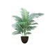 Dalmarko Designs Palm Tree in Planter Silk/Wood in Black | 55 H x 30 W x 30 D in | Wayfair dmr438