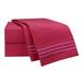 Clara Clark Setaluna Premier Sheet Set Microfiber/Polyester/Silk/Satin in Pink | Queen | Wayfair wafair_satlun_sht_queen-pink