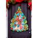 The Holiday Aisle® Christmas Arrival Door Hanger Wood in Brown | 24 H x 18 W x 0.25 D in | Wayfair 5D4595741E5D423B8971C0949C7A7328