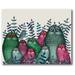 Courtside Market 'Electric Owls, Pink & Green' Graphic Art on Wrapped Canvas in Green/Pink | 16 H x 20 W x 1.5 D in | Wayfair WEB-FA223