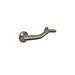 CSI Bathware Left Hand Wave Design 24" Grab Bar Metal in Gray | 4 H x 24 W x 1.25 D in | Wayfair BAR-WL24-TW-125-SA