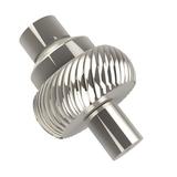 Allied Brass 1 3/4" Novelty Knob Metal in Gray | 1.75 H x 1.5 W in | Wayfair 103T-PNI