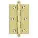 Deltana 3" H x 2" W Butt/Ball Bearing Single Door Hinge, Stainless Steel in Yellow | 3 H x 2 W x 0.125 D in | Wayfair CH3020U3