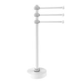 Allied Brass 3-Swing Arm Countertop Towel Stand Metal in White | 15 H x 8 D in | Wayfair 973T-WHM