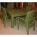 Darby Home Co Milford Dining Table Wood in Green | 29.25 H x 69 W x 42 D in | Outdoor Dining | Wayfair DRBC3764 31946396