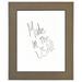 Darby Home Co Wall Mounted Dry Erase Board Manufactured Wood in Brown/White | 23 H x 23 W in | Wayfair DRBC5424 32554715